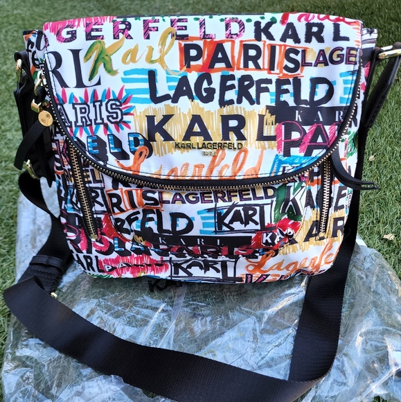 Karl lagerfield Paris Messenger bags - Picture 2 of 4